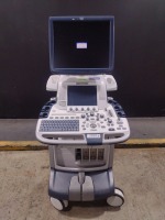 GE LOGIQ E9 ULTRASOUND MACHINE (SERIAL# 109713US8) (DOM: 1/2012)