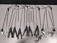 LOT OF AESCULAP LAPAROSCOPIC INSTRUMENTS