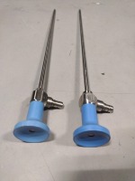 LOT OF (2) STRYKER (REF# 502-555-010 & 502-539-010) 0 DEGREE 5MM RIGID SCOPES (AUTOCLAVABLE)