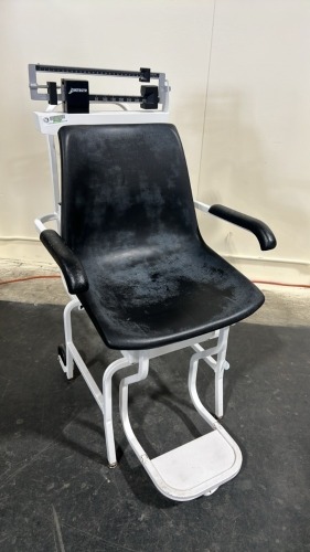 DETECTO SEATED PATIENT SCALE LOCATED AT 3325 MOUNT PROSPECT RD. FRANKLIN PARK, IL 60131