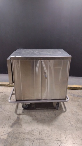 DOUBLE DOOR STORAGE CART LOCATED AT 3325 MOUNT PROSPECT RD. FRANKLIN PARK, IL 60131