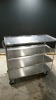 STAINLESS STEEL CART LOCATED AT 3325 MOUNT PROSPECT RD. FRANKLIN PARK, IL 60131