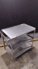 STAINLESS STEEL CART LOCATED AT 3325 MOUNT PROSPECT RD. FRANKLIN PARK, IL 60131
