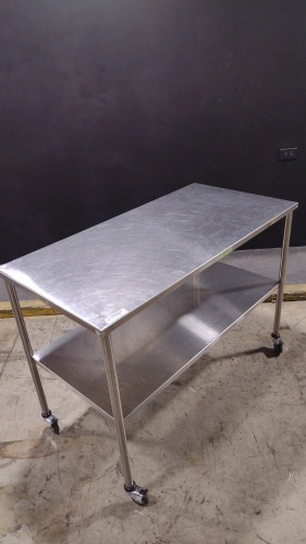 STAINLESS STEEL CART LOCATED AT 3325 MOUNT PROSPECT RD. FRANKLIN PARK, IL 60131