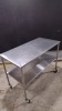 STAINLESS STEEL CART LOCATED AT 3325 MOUNT PROSPECT RD. FRANKLIN PARK, IL 60131