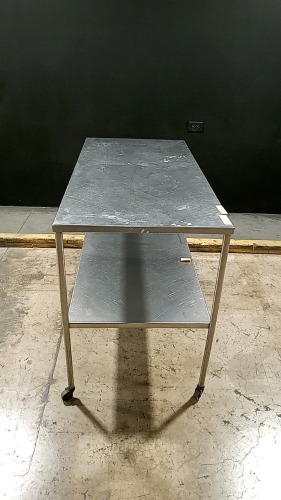 STAINLESS STEEL CART LOCATED AT 3325 MOUNT PROSPECT RD. FRANKLIN PARK, IL 60131