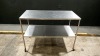 STAINLESS STEEL CART LOCATED AT 3325 MOUNT PROSPECT RD. FRANKLIN PARK, IL 60131 - 2
