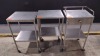LOT OF 3 STAINLESS STEEL CART LOCATED AT 3325 MOUNT PROSPECT RD. FRANKLIN PARK, IL 60131
