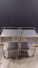 LOT OF 2 STAINLESS STEEL CARTS LOCATED AT 3325 MOUNT PROSPECT RD. FRANKLIN PARK, IL 60131