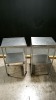 LOT OF 2 STAINLESS STEEL CARTS LOCATED AT 3325 MOUNT PROSPECT RD. FRANKLIN PARK, IL 60131