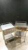 LOT OF 2 STAINLESS STEEL CARTS LOCATED AT 3325 MOUNT PROSPECT RD. FRANKLIN PARK, IL 60131