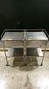 LOT OF 2 STAINLESS STEEL CARTS LOCATED AT 3325 MOUNT PROSPECT RD. FRANKLIN PARK, IL 60131