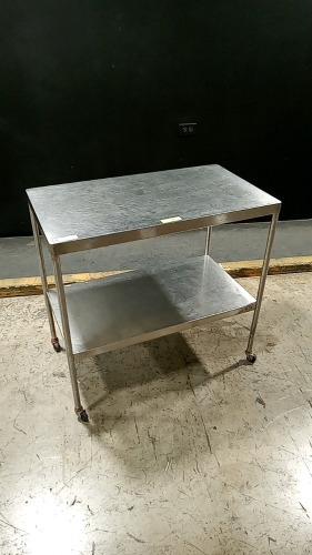 STAINLESS STEEL TABLETOP CARTS LOCATED AT 3325 MOUNT PROSPECT RD. FRANKLIN PARK, IL 60131