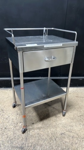 STAINLESS STEEL CART LOCATED AT 3325 MOUNT PROSPECT RD. FRANKLIN PARK, IL 60131