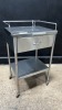 STAINLESS STEEL CART LOCATED AT 3325 MOUNT PROSPECT RD. FRANKLIN PARK, IL 60131