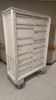 HERMANMILLER CART, WHITE, 18-DRAWER VERTICAL SUPPLY CART LOCATED AT 900 W. CLAIREMONT AVE, EAU CLAIRE, WI 54701