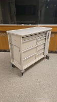 HERMANMILLER CART, WHITE, LOCKING 10-DRAWER SUPPLY CART LOCATED AT 900 W. CLAIREMONT AVE, EAU CLAIRE, WI 54701