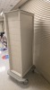 HERMANMILLER CART,BEIGE, LOCKING SINGLE DOOR VERTICAL STORAGE CART LOCATED AT 900 W. CLAIREMONT AVE, EAU CLAIRE, WI 54701 - 3