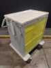 WATERLOO UNI CART SERIES CART, YELLOW, LOCKING 3-DRAWER SUPPLY CART LOCATED AT 3325 MOUNT PROSPECT RD. FRANKLIN PARK, IL 60131