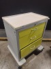 WATERLOO UNI CART SERIES CART, YELLOW, LOCKING 3-DRAWER SUPPLY CART LOCATED AT 3325 MOUNT PROSPECT RD. FRANKLIN PARK, IL 60131