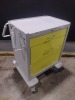 WATERLOO UNI CART SERIES CART, YELLOW, LOCKING 3-DRAWER SUPPLY CART LOCATED AT 3325 MOUNT PROSPECT RD. FRANKLIN PARK, IL 60131
