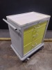 WATERLOO UNI CART SERIES CART, YELLOW, LOCKING 3-DRAWER SUPPLY CART LOCATED AT 3325 MOUNT PROSPECT RD. FRANKLIN PARK, IL 60131