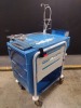 METRO LIFELINE CART, BLUE, LOCKING 4-DRAWER SUPPLY CART LOCATED AT 3325 MOUNT PROSPECT RD. FRANKLIN PARK, IL 60131