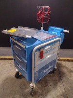 METRO LIFELINE CART, BLUE, LOCKING 4-DRAWER SUPPLY CART LOCATED AT 3325 MOUNT PROSPECT RD. FRANKLIN PARK, IL 60131