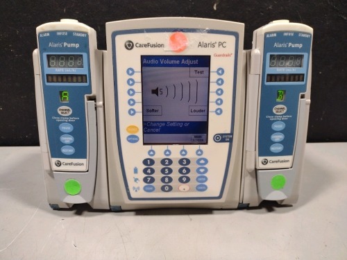 CAREFUSION 8015 ALARIS PC WITH 8100 ALARIS PUMPS QTY 2 LOCATED AT 3325 MOUNT PROSPECT RD. FRANKLIN PARK, IL 60131