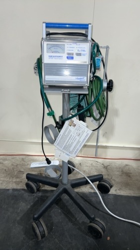 NEWPORT MEDICAL HT50 VENTILATOR ON ROLLING STAND LOCATED AT 3325 MOUNT PROSPECT RD. FRANKLIN PARK, IL 60131