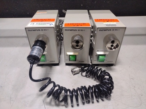 OLYMPUS MU-1 ENDOSCOPE MAINTENANCE UNIT QTY 3 LOCATED AT 3325 MOUNT PROSPECT RD. FRANKLIN PARK, IL 60131