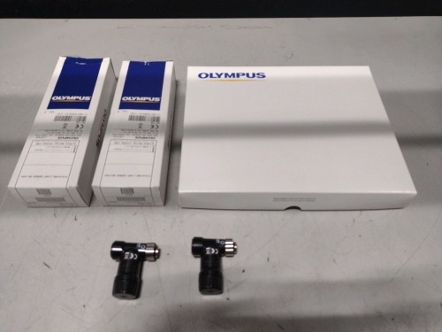 OLYMPUS MAJ-524 MINIATURE LIGHT SOURCE QTY 4 WITH LIGHT CABLE LOCATED AT 3325 MOUNT PROSPECT RD. FRANKLIN PARK, IL 60131