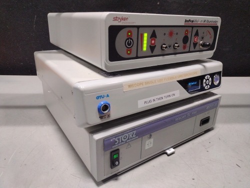 ENDOSCOPE SYSTEM TO INCLUDE: STORZ TELECAM SL NTSC 20212120, WISCOPE OUT-A DIGTAL ENDOSCOPE SYSTEM, STRYKER 220-180-521 INFRA VISION IR ILLUMINATOR LOCATED AT 3325 MOUNT PROSPECT RD. FRANKLIN PARK, IL 60131