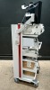 ENDOSCOPE TOWER SYSTEM TO IN INCLUDE: PENTAX EPK-1 VIDEO PROCESSOR, KAYPENTX 9400 LARYNGEAL STROBE, TOSHIBA 3CCD 1080I CAMERA LOCATED AT 3325 MOUNT PROSPECT RD. FRANKLIN PARK, IL 60131 - 4