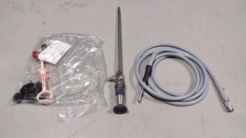 KARL STORZ 26003AE 0 DEGEE HOPKINS RIGID SCOPE WITH LIGTH CABLE LOCATED AT 3325 MOUNT PROSPECT RD. FRANKLIN PARK, IL 60131