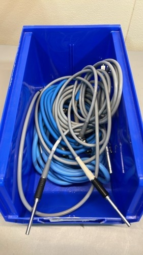 LOT OF ASSORTED LIGHT CABLES LOCATED AT 3325 MOUNT PROSPECT RD. FRANKLIN PARK, IL 60131