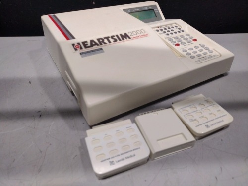 LAERDAL MEDICAL HEARTSIM 2000 CARDIAC ECG SIMULATOR LOCATED AT 3325 MOUNT PROSPECT RD. FRANKLIN PARK, IL 60131