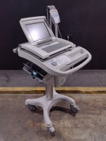 GE MAC 5500 ECG EKG MACHINE WITH LEADS LOCATED AT 3325 MOUNT PROSPECT RD. FRANKLIN PARK, IL 60131