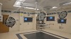 STRYKER VISUM 2 CEILING MOUNT DUAL HEAD SURGICAL LIGHTS WITH QTY. 2 CONTROL PANELS, VISIONPRO LED DISPLAY MONITOR, SINGLE HEAD SURGICAL LIGHT WITH DUAL VISIONPRO LED DISPLAY MONITOR, SWITCHPOINT INFINITY 3 MEDIA ROUTER, VISUM LED SURGICAL LIGHT SYSTEM QTY - 9