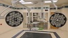 STRYKER VISUM 2 CEILING MOUNT SINGLE HEAD SURGICAL LIGHT WITH CONTROL PANEL, VISIONPRO LED DISPLAY MONITOR, CEILING MOUNT SINGLE HEAD SURGICAL, VISIONPRO LED DISPLAY MONITOR, SWITCHPOINT INFINITY 3 MEDIA ROUTER, VISUM LED SURGICAL LIGHT SYSTEM, NEC WALL M - 7