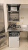 STRYKER VISUM 2 CEILING MOUNT SINGLE HEAD SURGICAL LIGHT WITH CONTROL PANEL, VISIONPRO LED DISPLAY MONITOR, CEILING MOUNT SINGLE HEAD SURGICAL, VISIONPRO LED DISPLAY MONITOR, SWITCHPOINT INFINITY 3 MEDIA ROUTER, VISUM LED SURGICAL LIGHT SYSTEM, NEC WALL M - 8