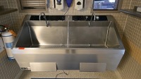SKYTRON SS2122J DUAL BAY SCRUB STATION, QTY. 2 LOCATED AT 900 W. CLAIREMONT AVE, EAU CLAIRE, WI 54701PROFESSIONAL DEINSTALLATION AND CERTIFICATE OF INSURANCE REQUIRED