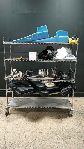 LOT OF SURGICAL TABLE PARTS LOCATED AT 3325 MOUNT PROSPECT RD. FRANKLIN PARK, IL 60131