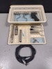 STRYKER 5100-99 TPS UNIVERSAL DRIVER TO INCLUDE: PIN COLLET 4100-125 WIRE COLLET 4100-62 SAGITTAL SAW 5100-34 OSC SAW 5100-31 AND ATTACHMENTS LOCATED AT 3325 MOUNT PROSPECT RD. FRANKLIN PARK, IL 60131