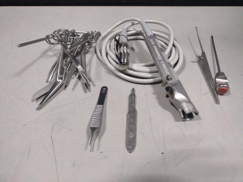 ARTHROSCOPY BUNDLE TRAY DYONICS POWERMAX ELITE LOCATED AT 3325 MOUNT PROSPECT RD. FRANKLIN PARK, IL 60131