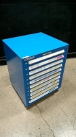 SYNTHES TOOL CABINET WITH SCREWS PLATES BACKUP INSTRUMENTS IN A STANLEY VIDMAR CABINET LOCATED AT 3325 MOUNT PROSPECT RD. FRANKLIN PARK, IL 60131