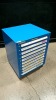 SYNTHES TOOL CABINET WITH SCREWS PLATES BACKUP INSTRUMENTS IN A STANLEY VIDMAR CABINET LOCATED AT 3325 MOUNT PROSPECT RD. FRANKLIN PARK, IL 60131