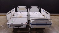 LOT OF (2) STRYKER SECURE 3005 S3 HOSPITAL BEDS WITH HEAD & FOOTBOARD (CHAPERONE WITH ZONE CONTROL, BED EXIT, SCALE) (IBED AWARENESS)