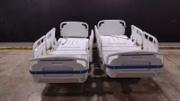 LOT OF (2) STRYKER SECURE 3005 S3 HOSPITAL BEDS WITH HEAD & FOOTBOARD (CHAPERONE WITH ZONE CONTROL, BED EXIT, SCALE) (IBED AWARENESS)