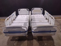 LOT OF (2) STRYKER SECURE 3002 S3 HOSPITAL BEDS WITH HEAD & FOOTBOARD (CHAPERONE WITH ZONE CONTROL, BED EXIT, SCALE) (IBED AWARENESS)